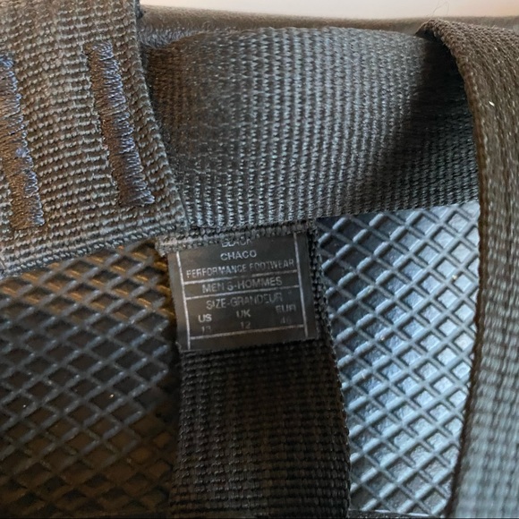 Chaco Men Size 13 Black Strap Summer Sandals - Picture 10 of 10